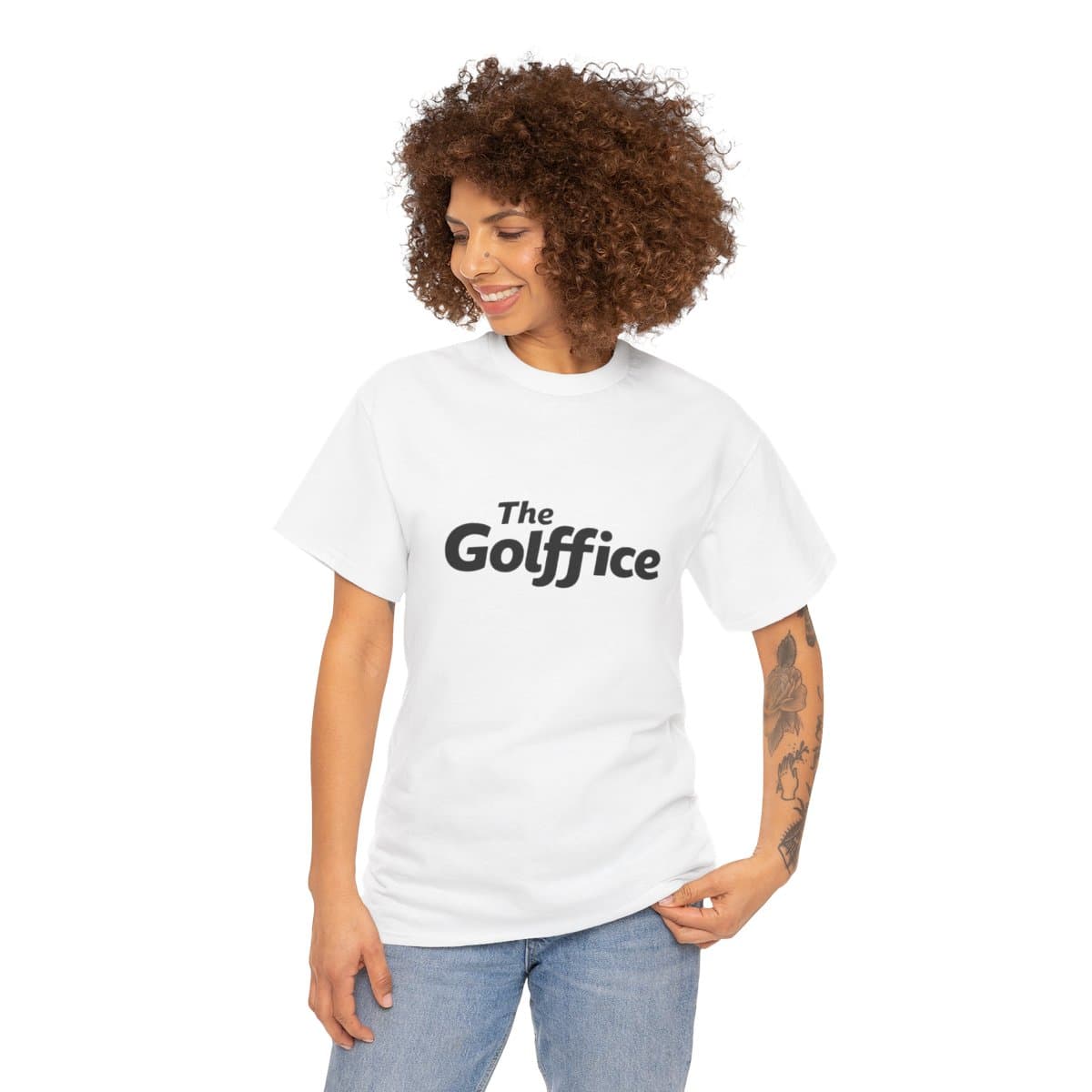 The Golffice Classic Tee mockup 3