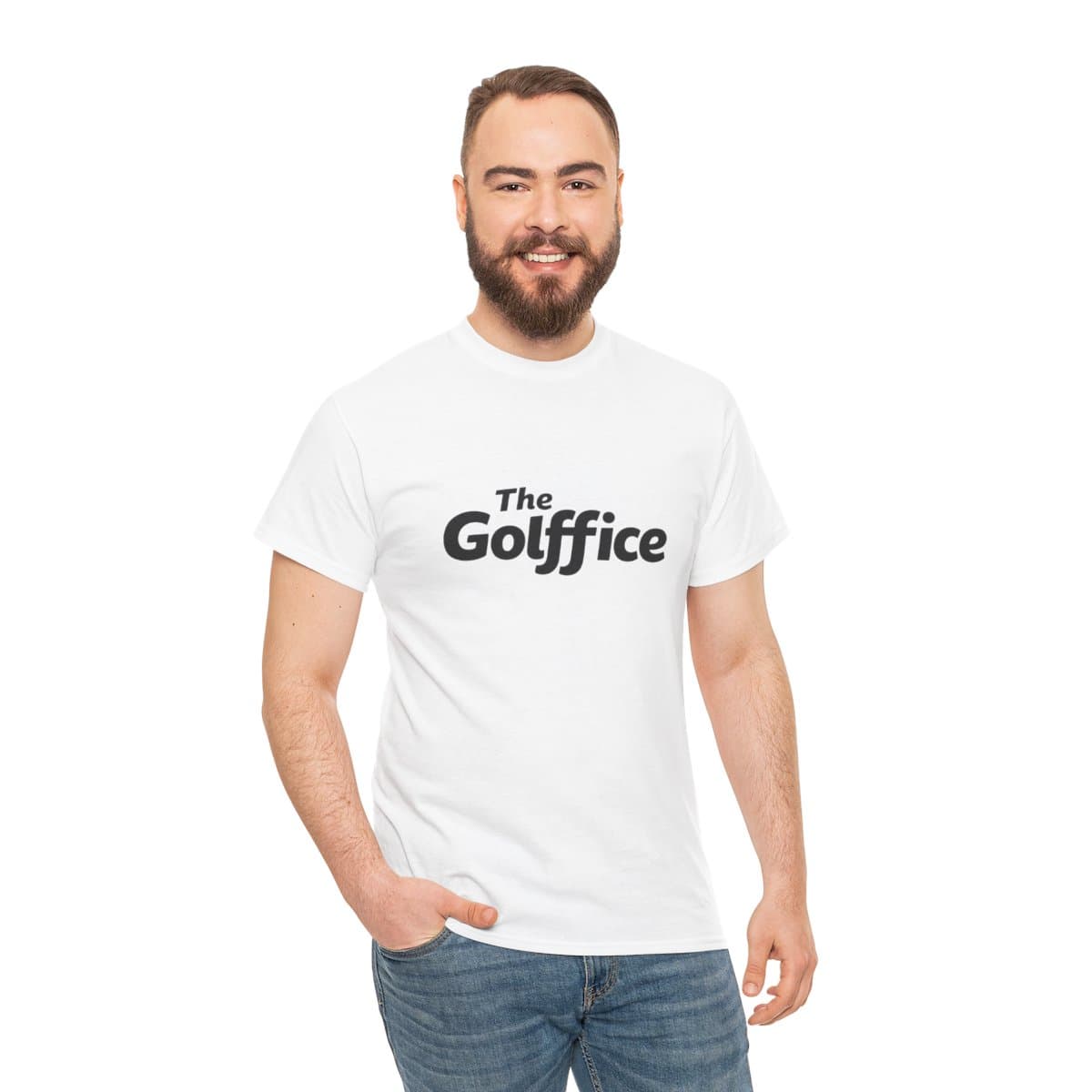 The Golffice Classic Tee mockup 4